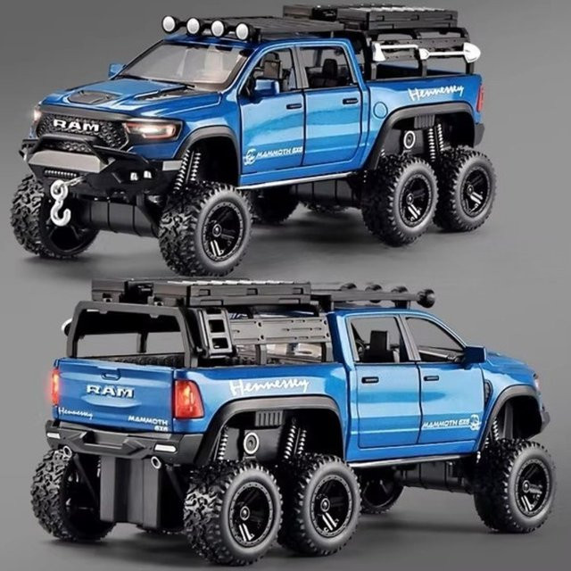 MAKEDA Mammoth Raptor F150, Modell Auto, 1:32, Metall, mit Licht und Sound - Bild 1