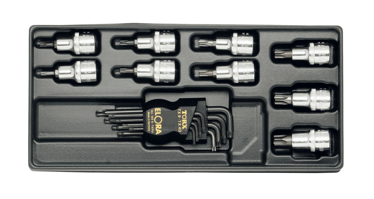 Elora TORX Werkzeugsatz ELORA-MS-14, 17-teilig, Silber - Bild 1