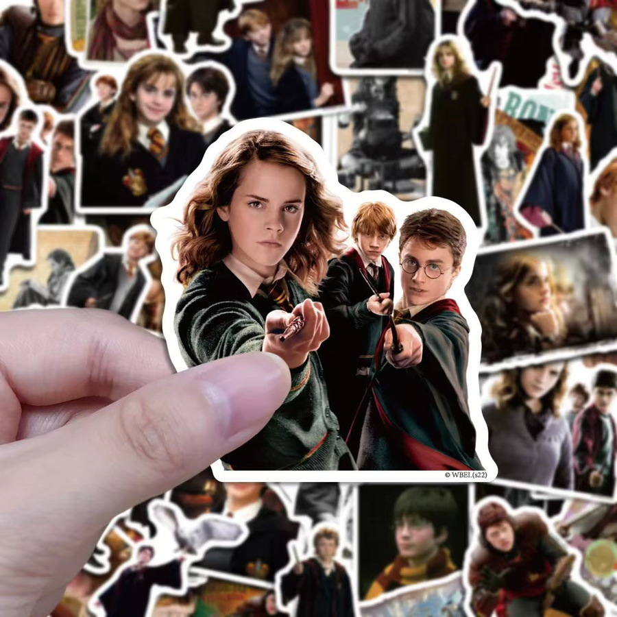 Warner Bros. Harry Potter Aufkleber, 50-teiliges Set, wasserfest, bunt - Bild 5