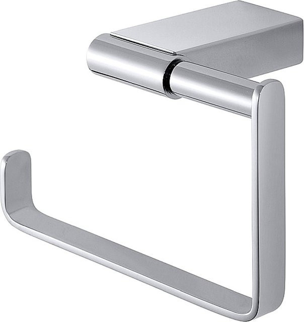 Brillantbad BIA Papierrollenhalter ohne Deckel aus Messing in Chrom Silber B/H/T: 13,1 x 9,0 x 7,5 cm - Bild 1