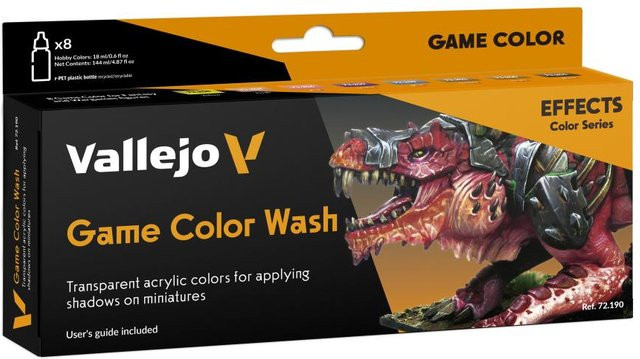 Vallejo Effekte Game Color Wash, Farb-Set, 8x18ml - Bild 1