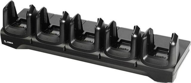 Zebra ShareCradle 5Slot Handheld-Ladestation in Schwarz für Zebra MC3300 Premium, MC3300 Premium Plus und MC3300 Standard mit 5 Ausgangsanschlüssen - Bild 1