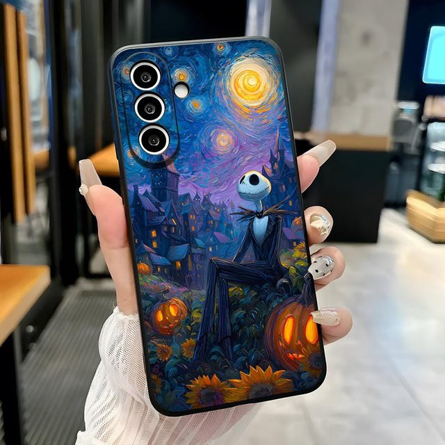 The Nightmare Before Christmas Handyhülle für Samsung Galaxy A-Serie, stoßfest und weich, Multicolor - Bild 1