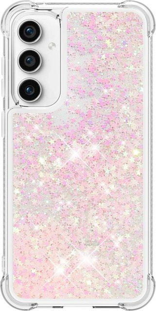 Fundas Quicksand Glitzer Hülle für Samsung Galaxy S20 S21 S22 S23 Ultra Plus FE Lite in Pink Transparent - Bild 1
