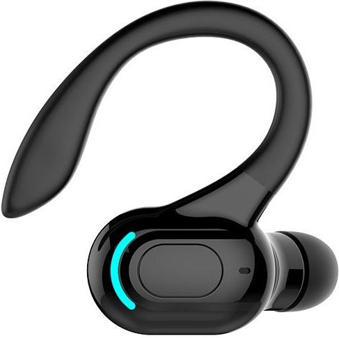 ZHENDUO M-F8 Bluetooth Headset mit Ohrbügel, Drahtlose In-Ear Kopfhörer für Business und Sport, Schwarz - Bild 1