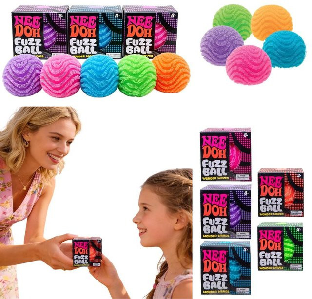 Schylling Nee Doh Fuzz Ball Squishy Squeeze Blind Box, ab 3 Jahre - Bild 1
