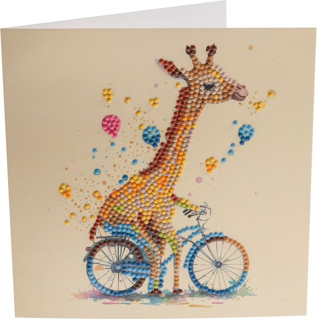 Craft Buddy Crystal Art Card Giraffe, Diamond Painting - Bild 1