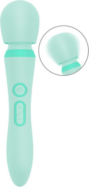 Massagestab be Sassy mit beweglichem Massagekopf in Turquoise - Bild 1