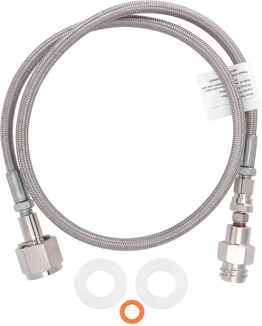 CO2 Universal Externer Schlauchadapter G5/8-14 mit 1m PTFE Schlauch für Soda Maker Zubehör - Bild 1