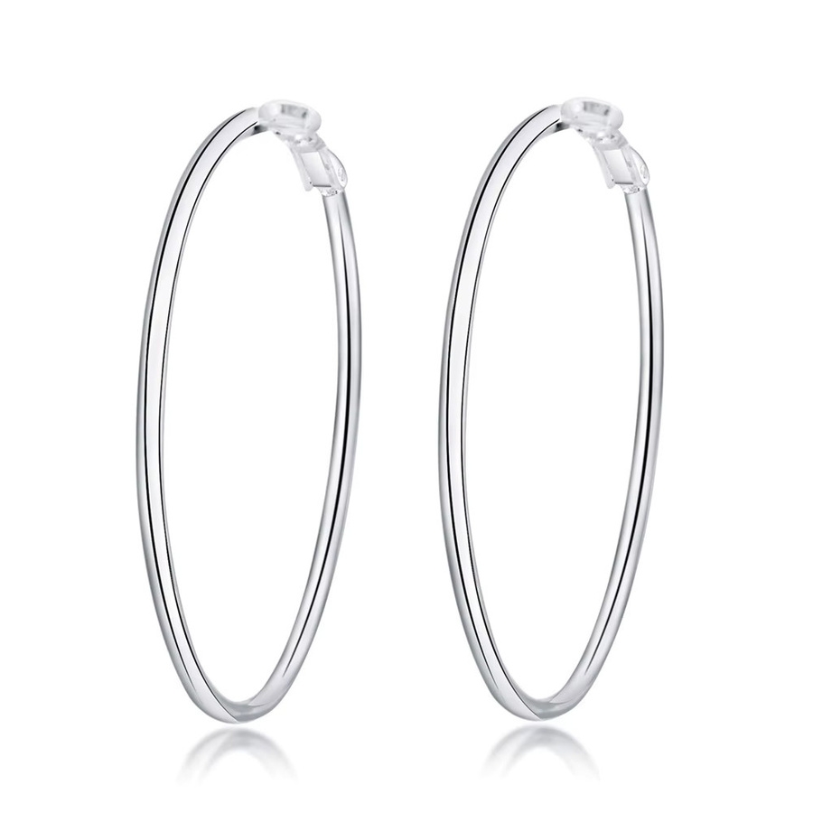 Creolen 925 Silber, Damen, 5/6/7/8 cm - Bild 3