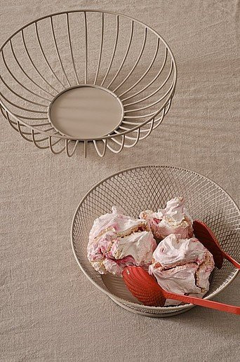 Jotex FREJA Metallkorb im 2er-Pack aus Metall in Beige und Silber - Bild 1