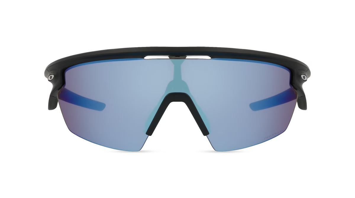 Oakley OO9403 SPHAERA Sonnenbrille, Halbrand, quadratisch, Kunststoff, Unisex, schwarz, blau - Bild 1