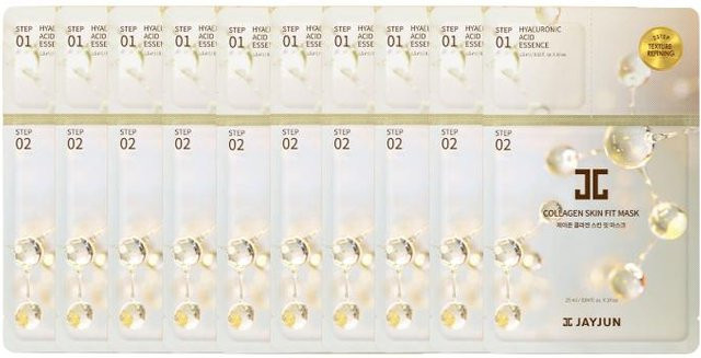 JayJun Collagen Skin Fit Maske, 10 Sheets, mit Hyaluronsäure - Bild 1