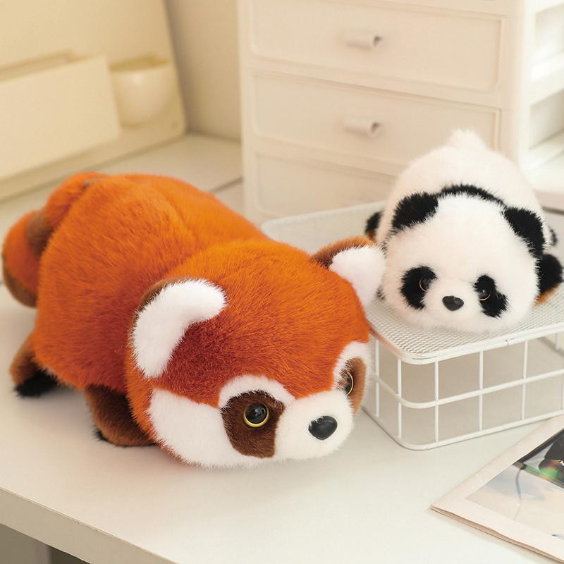 Bai Fen Bai Toys Wendbarer Panda zum Waschbären Plüschtier roter Panda - Bild 4