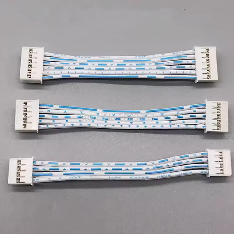 5er Set HY 2,0mm Pitch Stecker in Blau und Weiß mit 20 cm Kabellänge für 2 bis 12 Pin Konfigurationen - Bild 2
