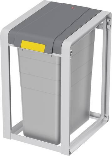 Hailo ProfiLine Öko XL Mülltrenn-System mit Inneneimer, Grau, Kunststoff, B: 35,0 cm, H: 57,0 cm, T: 41,5 cm - Bild 1