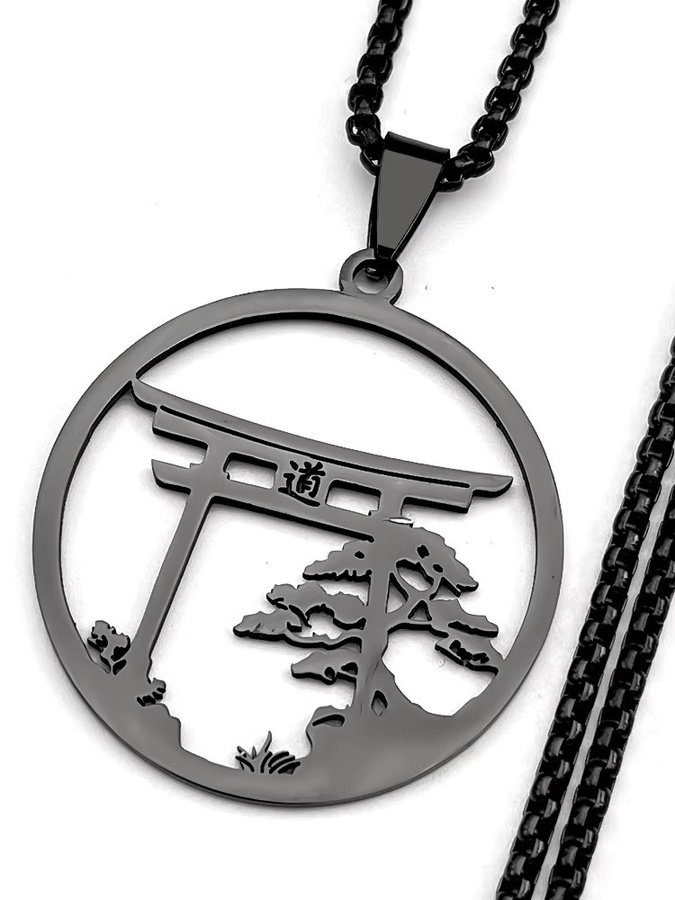 EREBUS Halskette Edelstahl, silberfarben, Unisex - Bild 2