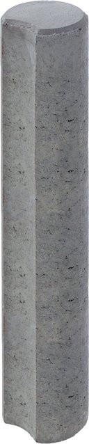 DIEPHAUS Randbefestigung Mini-Palisade aus Beton in Grau, B/T/H: 11 x 11 x 80 cm - Bild 1