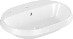 Villeroy & Boch Einbauwaschbecken Architectura aus Keramik, weiß, B/T: 60 x 45 cm, mit Überlauf und einer Armaturöffnung - Bild 1