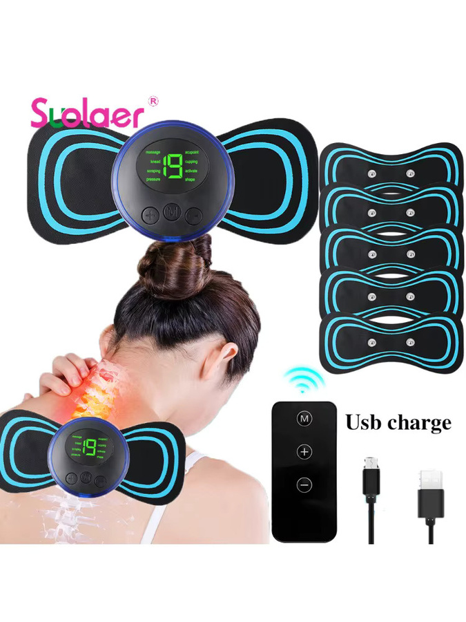 SUOLAER Mini-Nackenmassagegerät, Unisex, USB-Aufladung - Bild 7