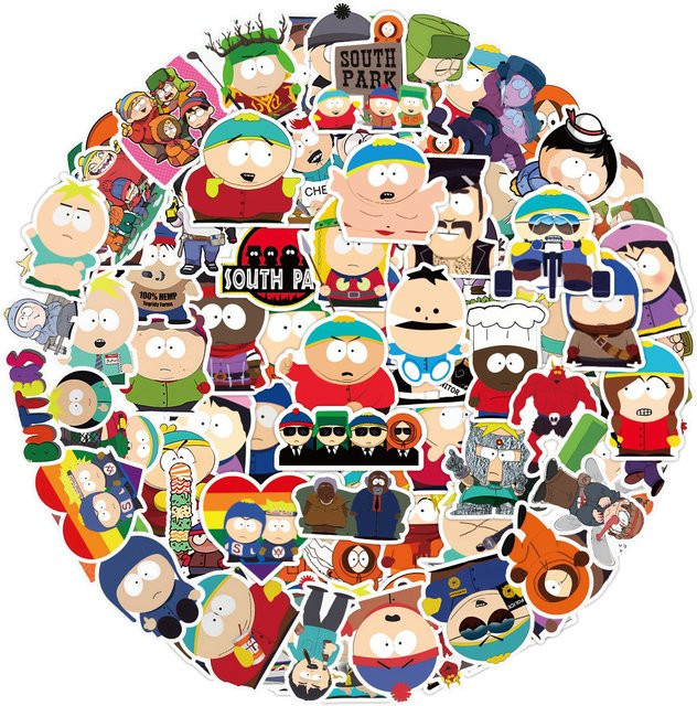 Rspctou SouthPark Aufkleber, Cartoon-Sticker, Bunt / Mehrfarbig - Bild 1