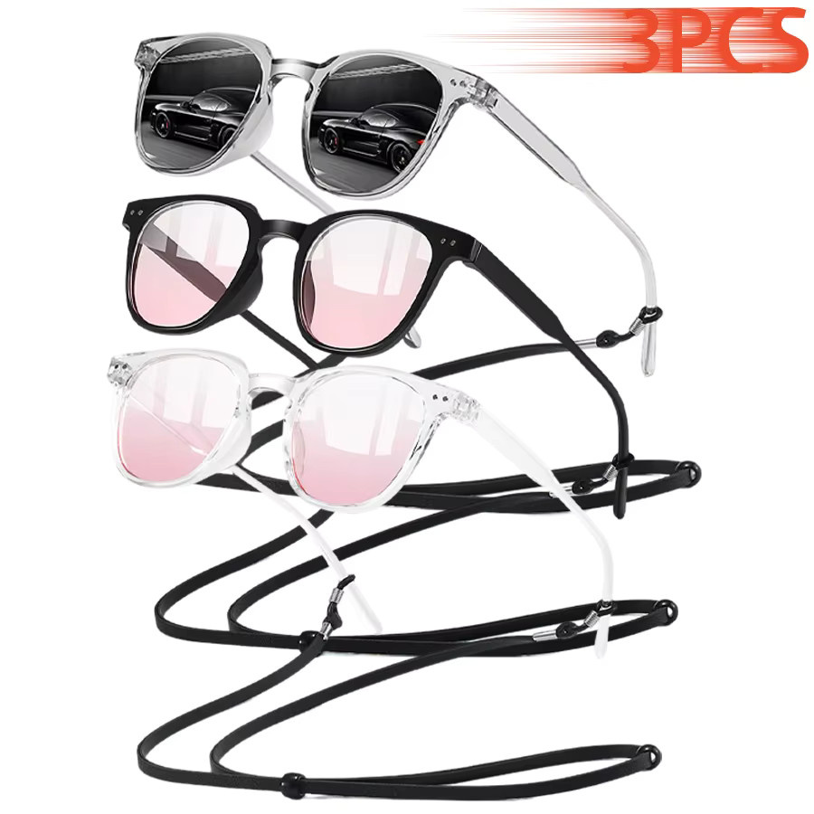 Sonnenbrille rund, Unisex, Vollrand, Kunststoff, pink, multicolor - Bild 1