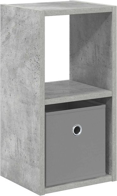 vidaXL Nachttisch in Betonoptik Grau aus Holzwerkstoff, B/T/H: 25,5 x 22 x 49,5 cm - Bild 1
