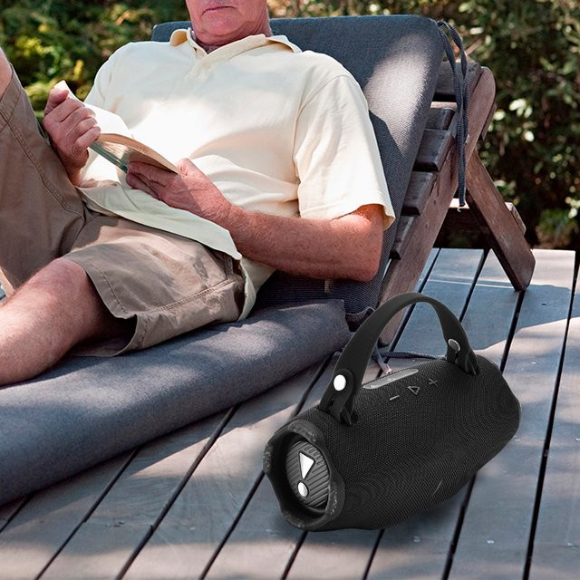Rutschbares Silikon-Trageband in Schwarz für JBL Xtreme 2, Xtreme 3 und Xtreme 4 Bluetooth Lautsprecher - Bild 1