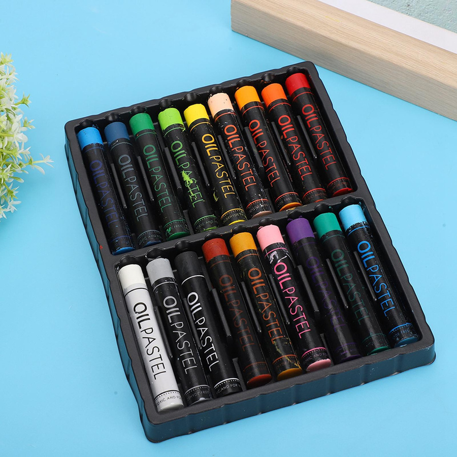 HeavyColor Ölpastell-Set mit 18 bunten Graffiti-Kreiden für Kinder mit Tiermotiven - Bild 4