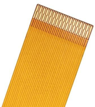 Molex Flachbandkabel 150140429 in Orange mit Goldkontakten und 0,25 mm Rastermaß - Bild 1