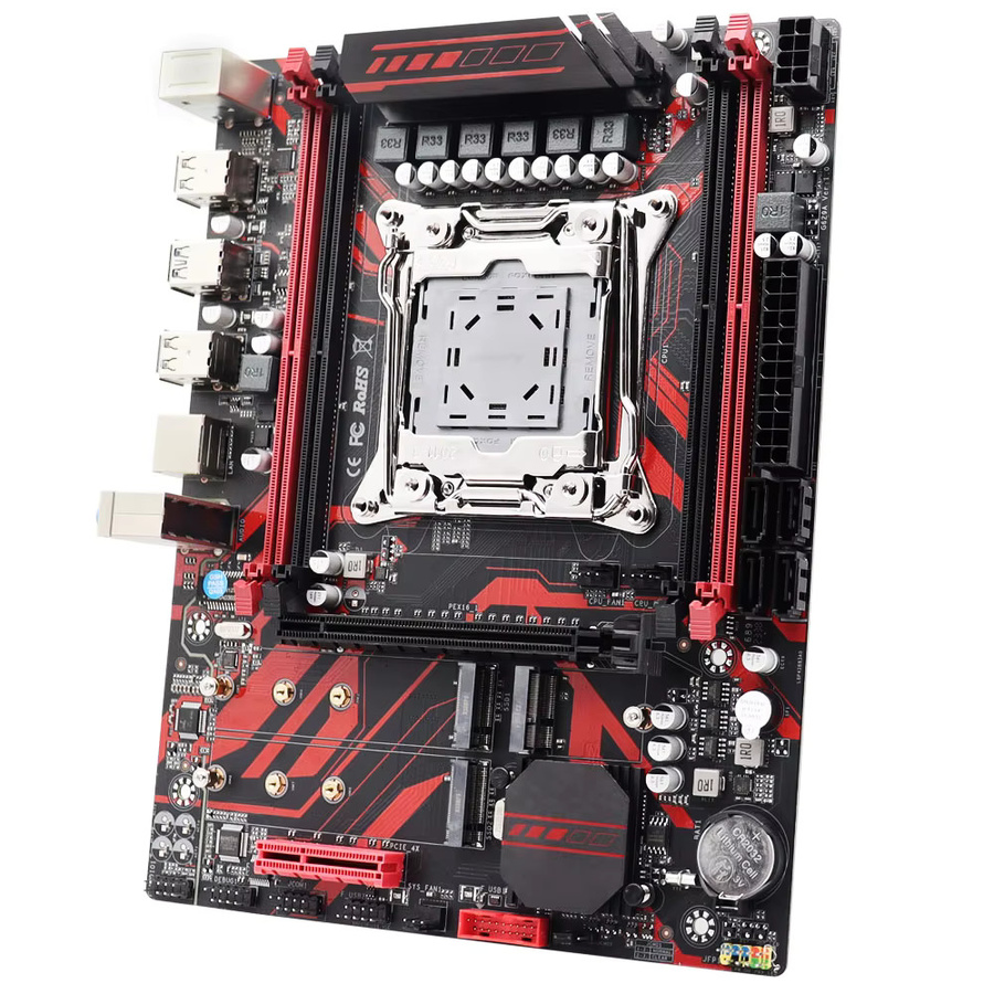 T.F.SKYWINDINTL X99 Kit mit Xeon E5 2690 Prozessor und DDR4 Mainboard, unterstützt NGFF NVME, Schwarz - Bild 2