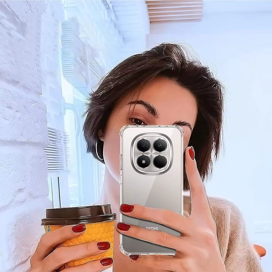 Stoßfeste Silikon-Handyhülle für Xiaomi Poco M8, X8 Max, F8 17 Ultra, 17T und Redmi Note 15 Pro Plus 5G in Transparent - Bild 5
