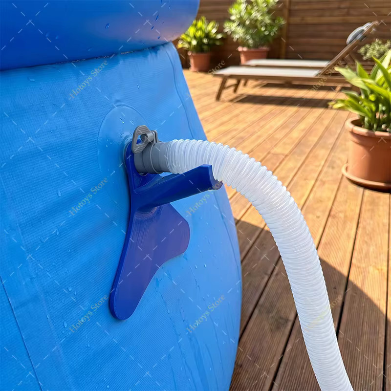 3D-gedruckter Schwimmbad-Rohrhalter aus Kunststoff zur Schlauchstütze und Befestigung von Bodenpool-Wasserauslassrohren zur Vermeidung von Durchhängen - Bild 2