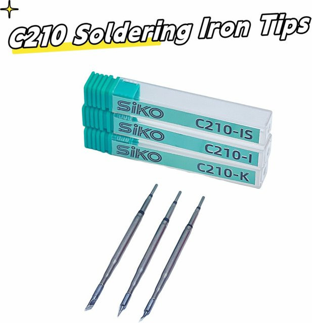 SiKO C210 Integrierter Heizkern für Lötkolbenspitzen in Silber für JBC Sugon Aifen T210 T26 A9 Lötstationen - Bild 1