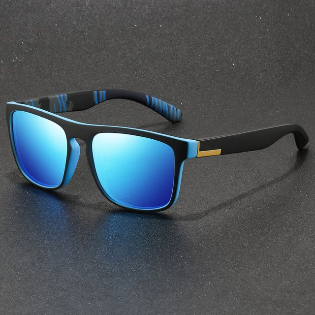 WSZ Sportsonnenbrille, quadratisch, Vollrand, Kunststoff, schwarz, Unisex - Bild 1