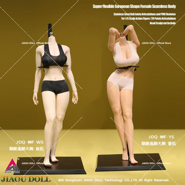 JIAOU DOLL JOQ-09F Lan 3.0 Nahtloser weiblicher Körper, 1/6 Actionfigur, mehrfarbig - Bild 1