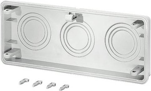 Hensel Anbauflansch Mi FM 60 aus Kunststoff in Weiß - Bild 1