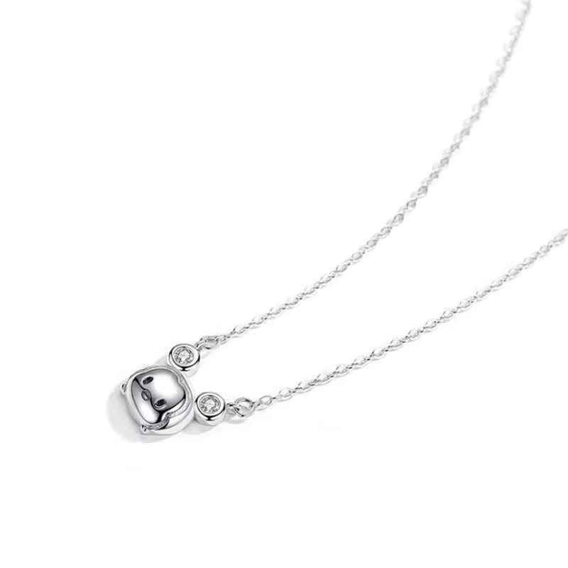 GaGa-Duck Halskette, 925 Silber, Kristall, Unisex - Bild 5