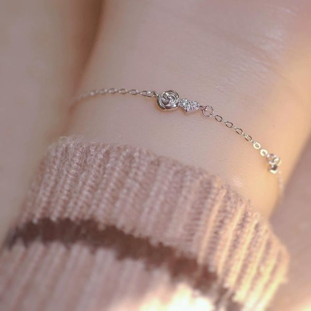 Lucky Star Jewelry Armband, 925 Silber, Roségold, Zirkonia, Damen - Bild 1