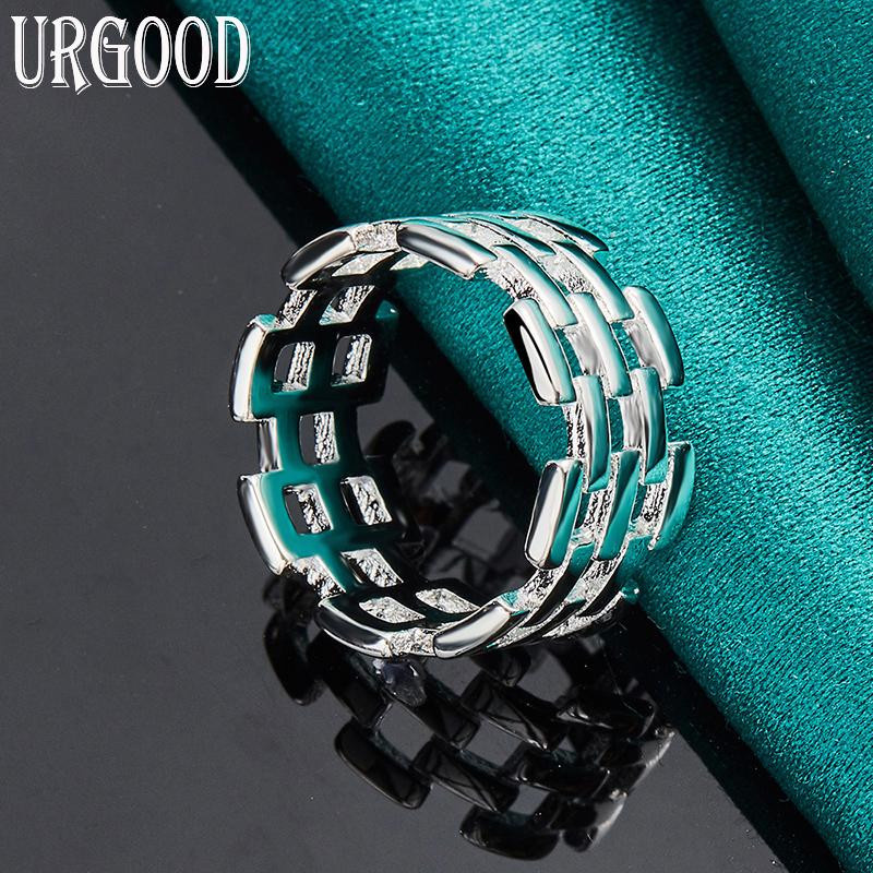 URGOOD Hohlring 925 Sterling Silber, Damen, 57mm - Bild 2