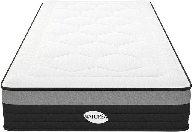 NATUREA Hybrid Matratze mit Memory Schaum in Weiß B: 90 cm, L: 200 cm - Bild 1