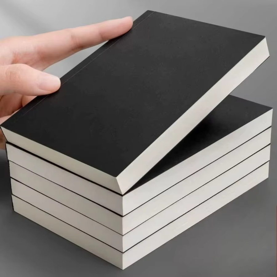 A6 Taschennotizbuch mit 128 Blatt und 256 Seiten, liniertes Kraftpapier-Notizbuch mit Karton-Einband - Bild 2