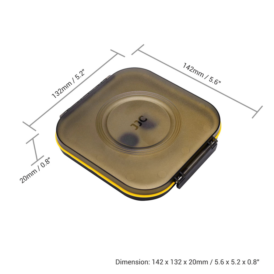 Jjc Filtergehäuse für Linsen mit Dichtung, wasserfeste Aufbewahrungsbox für 82mm, 86mm, 95mm und 105mm UV- und CPL-Filter - Bild 5