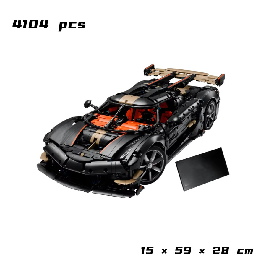 Hot Toys V8 Rennwagen Supersportwagen Hypercar, Spielzeug-Bausteine, 4104 Teile, 18+ - Bild 3