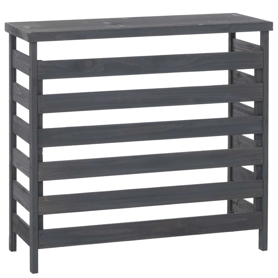 MCW Verkleidung für Klimaanlage und Wärmetauscher Q15 aus Holz in Anthrazit-Grau, B/T/H: 78 x 84 x 32 cm - Bild 3