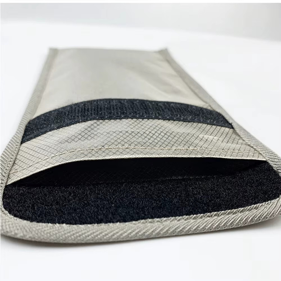 Anti-Strahlungs-Handytasche Faraday-Tasche zum Schutz vor EMF-Strahlung in Grau - Bild 6