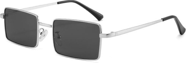 Freedom Outdoors Sonnenbrille, Rechteckig, Metall, Vollrand, Unisex, White - Bild 1