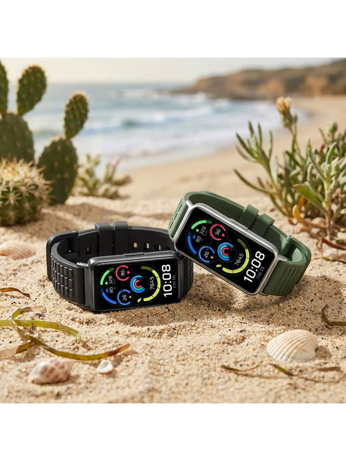 CAOWTAN Uhrenarmband Silikon, Schwarz, Huawei Watch 11/11Pro - Bild 6