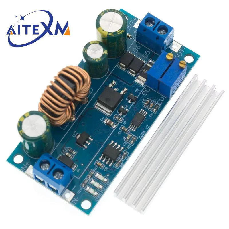 AITEXM ROBOT XY-SJVA Buck Boost Converter Spannungsregler mit CC CV Einstellung, 35W, 3A, DC 5-30V zu DC 0,5-30V, Blau - Bild 3
