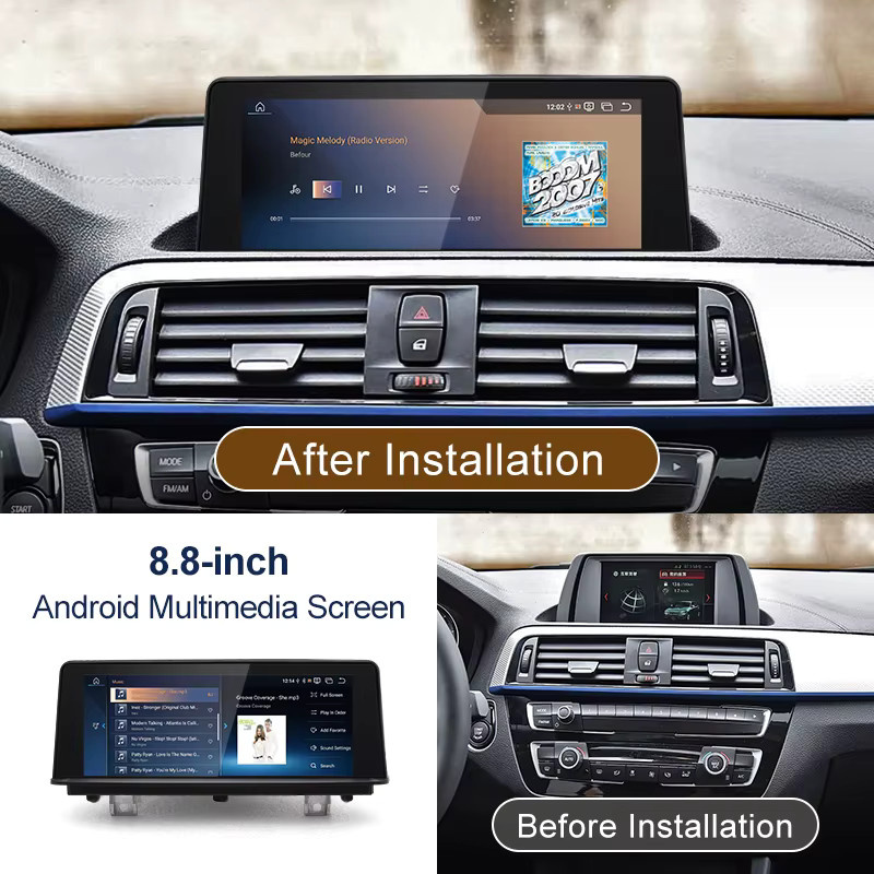 STWEI Multimedia Player für BMW 1er und 2er Serie M2 F20 F87 mit 8,8 Zoll Display, Qualcomm Snapdragon 680, Android 14 und GPS, Schwarz - Bild 2